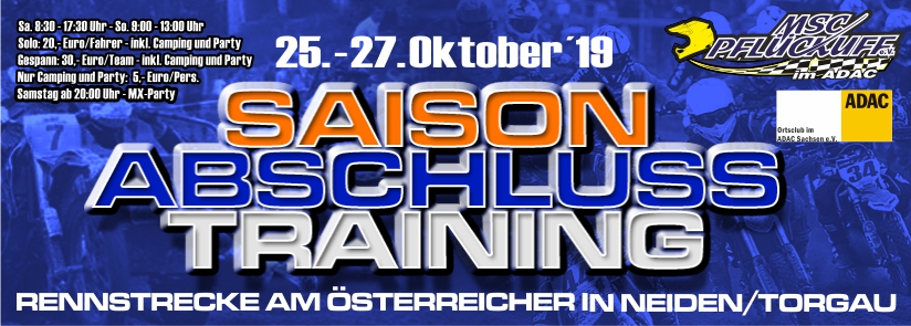 Saison-Abschluss-Training Saison-Abschluss-Training
