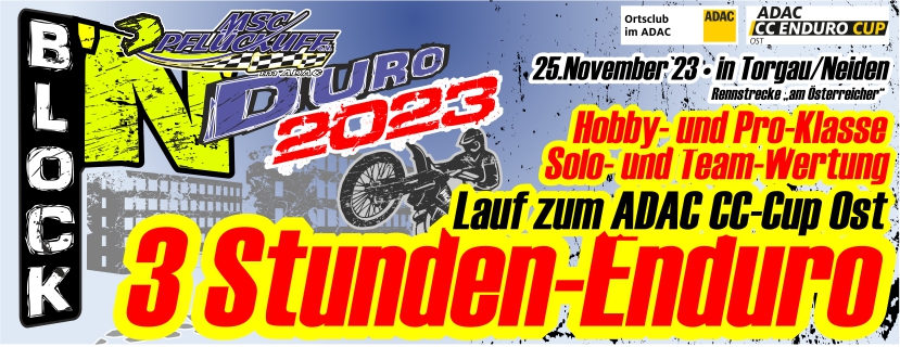 3h-Block’N’Duro und ADAC CC-ENDURO-CUP Ost 3h-Block’N’Duro und ADAC CC-ENDURO-CUP Ost